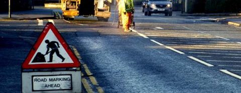 road line marking contractors Darlington
